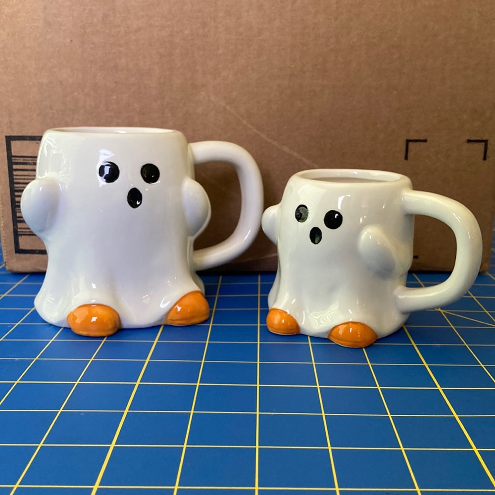 Target Halloween ghost mug pair